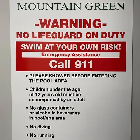 Mountain Green Resort 3A4 Ski Bike Hike Golf Pool Killington Exterior foto